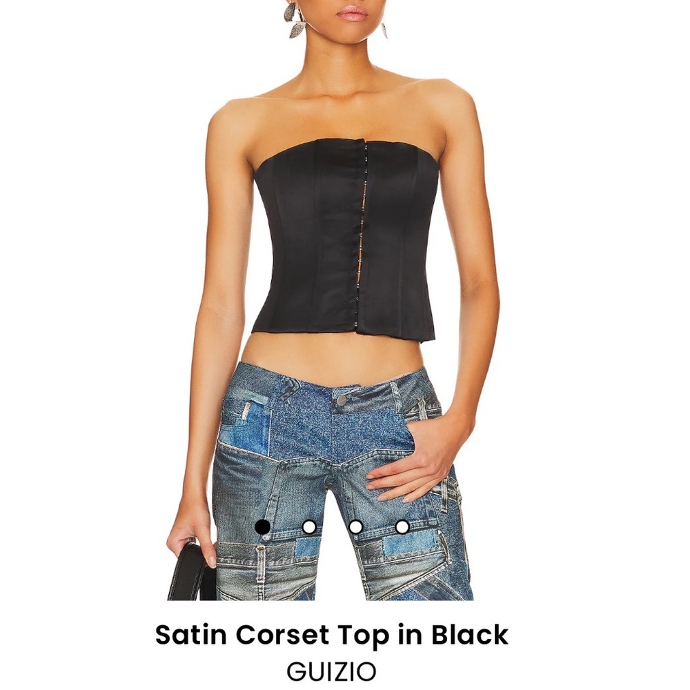 Danielle Guizio Black Corset